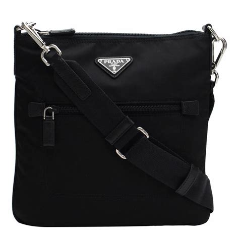 prada nylon crossbody bag|More.